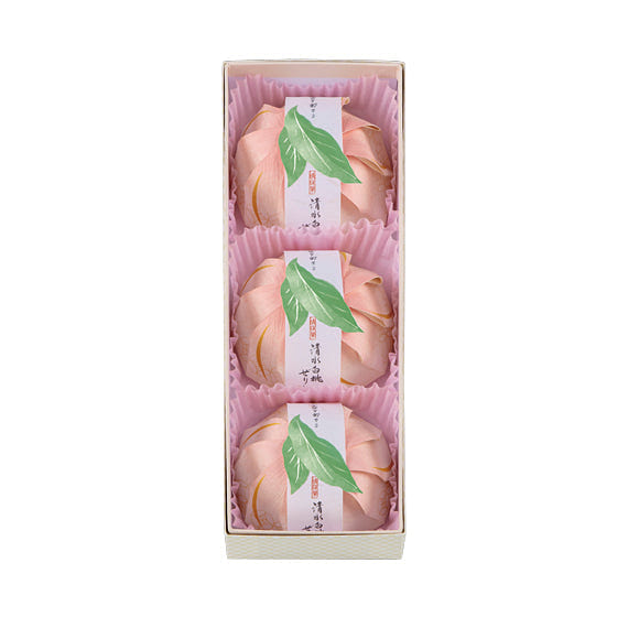Shimizu White Peach Jelly – 3 Pieces 1 each