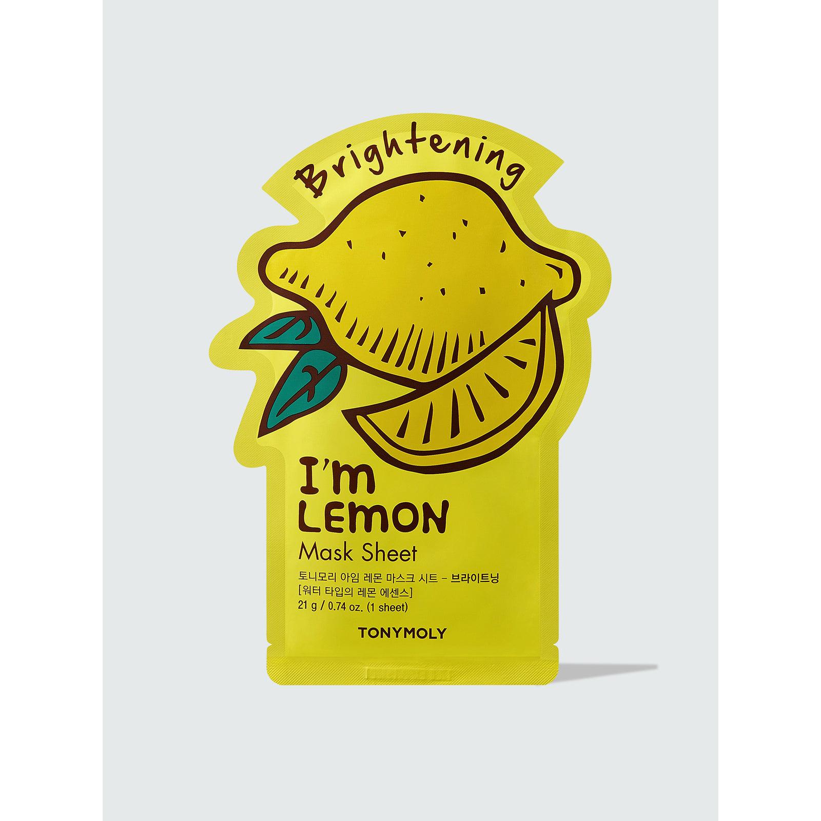 I'm Real Lemon Brightening Sheet Mask 0 オンス