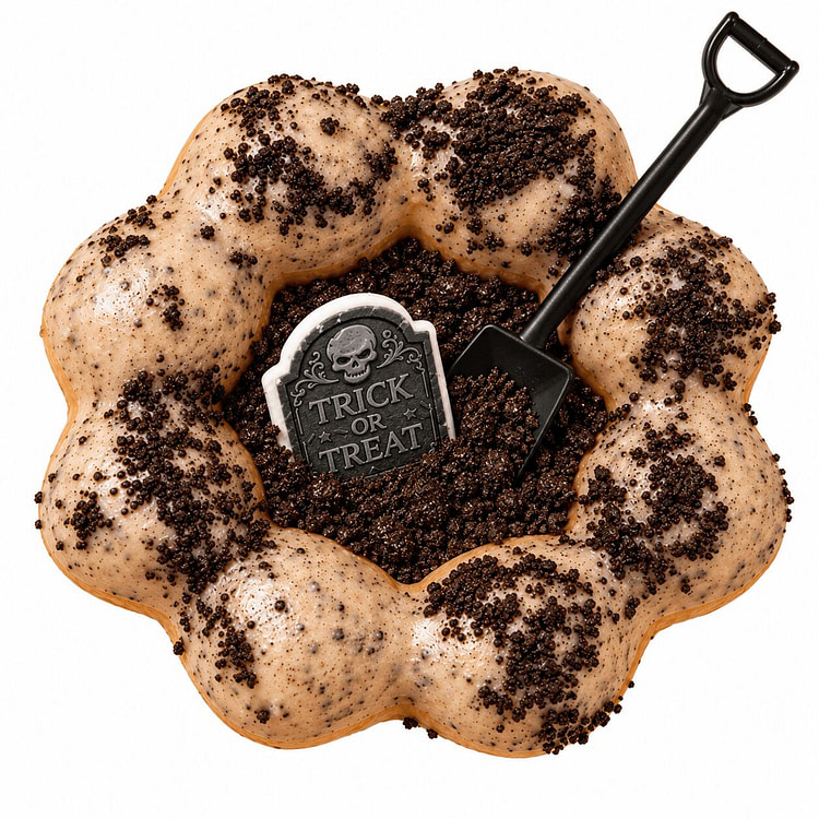Halloween Limited Cookie Graveyard Mochi Donut 1 each