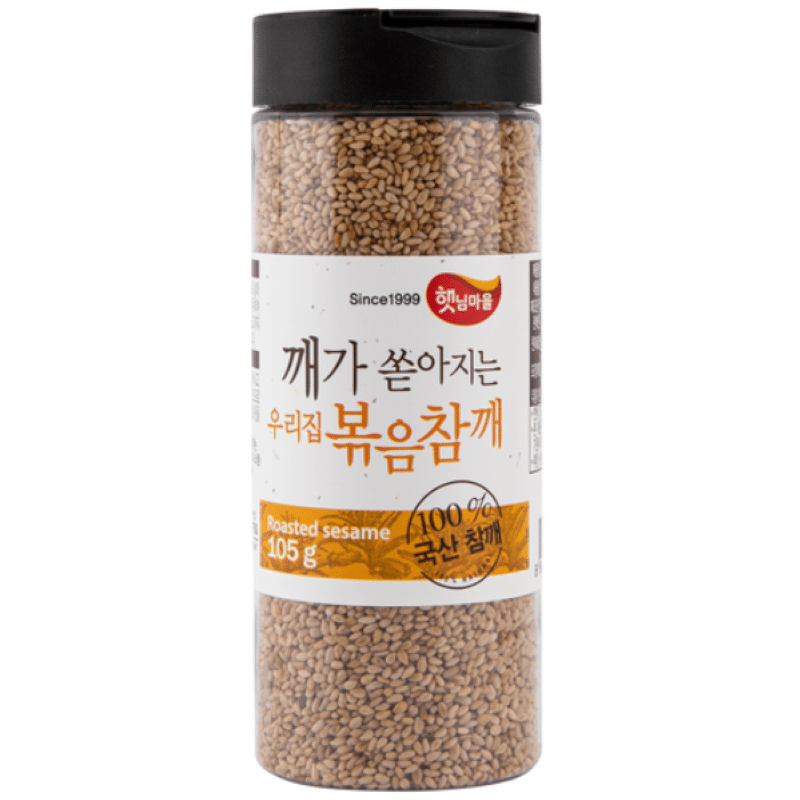 [Korea Direct ] Korean 100% stir-fried sesame seeds 105g, 1 container 105 g
