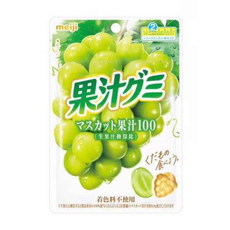 Meiji Muscat Fruit Juice Gummy 54g 1 개