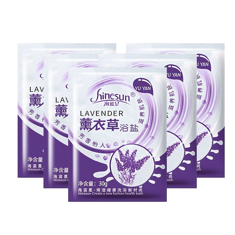 Hinesun Lavender BathSalt Soothing Nourishing30g*5 150 g
