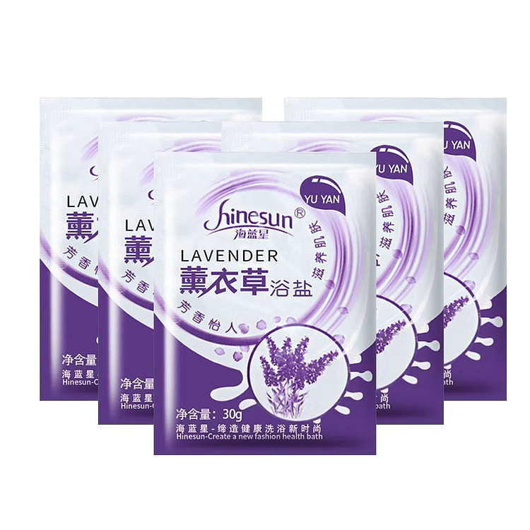 Hinesun Lavender BathSalt Soothing Nourishing30g*5 150 g