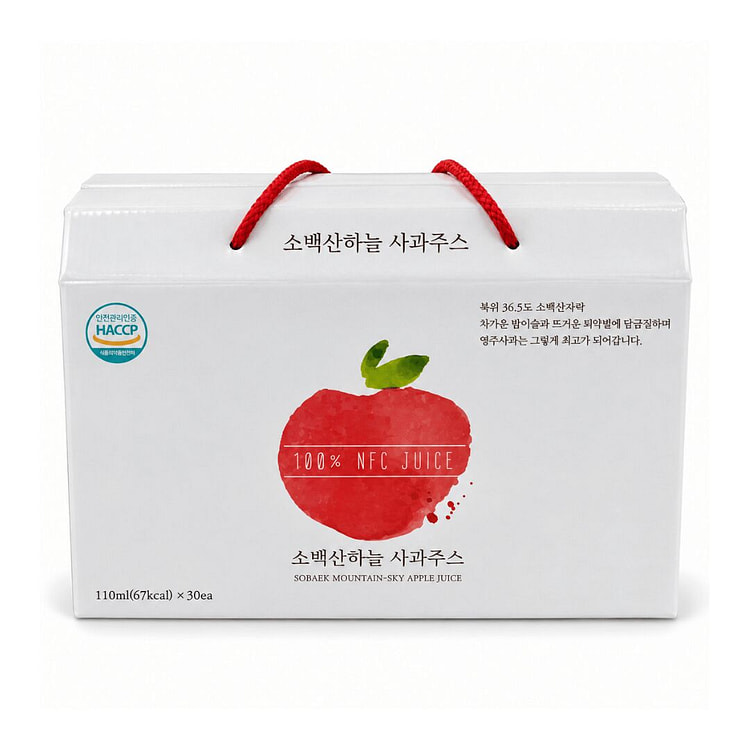 Sobaek Mountain-Sky Apple Juice 110 ml*30 each (min 2)