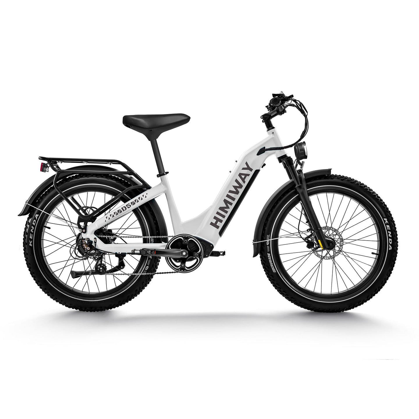 Himiway D5ST(Zebra ST)|Premium All-terrain Electric Fat Bike Torque Sensor/White 1 each