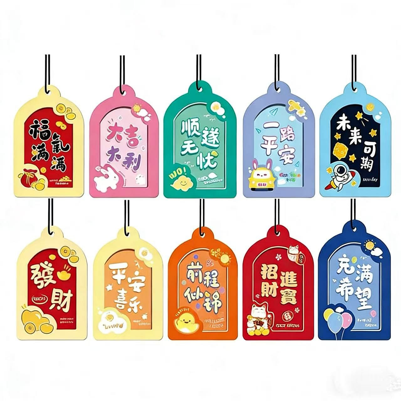 Car air freshener pendant, 10 pieces 10 each