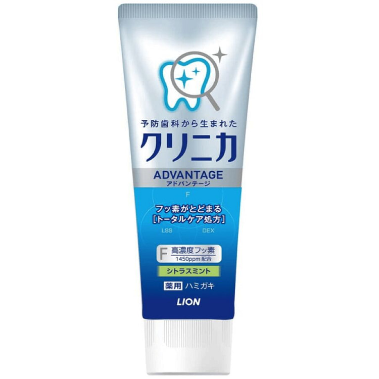 LION CLINICA Advantage Toothpaste 130g Citrus Mint 1 each