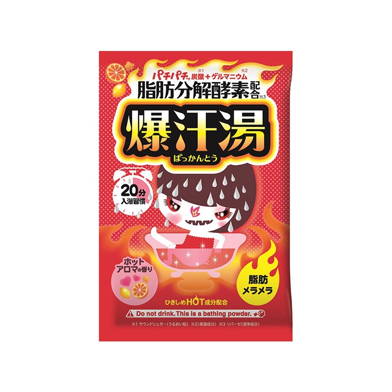 BISON Sweat-inducing Bath Salt 60g Hot Fruity Frag 1 each