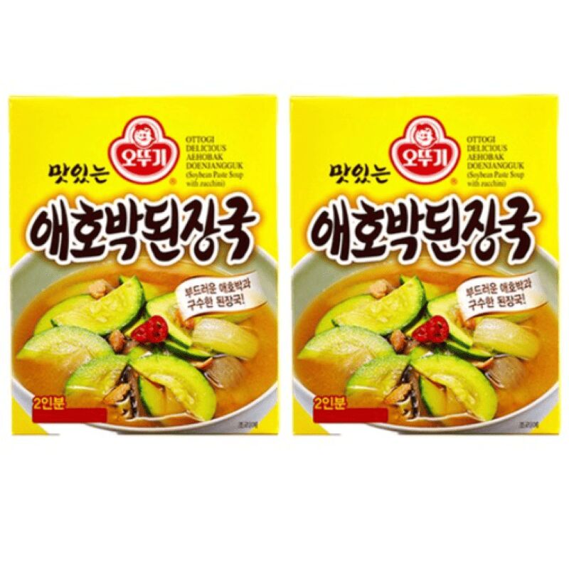 Zucchini soybean paste soup18g * 2 packs, 2 pieces 72 g