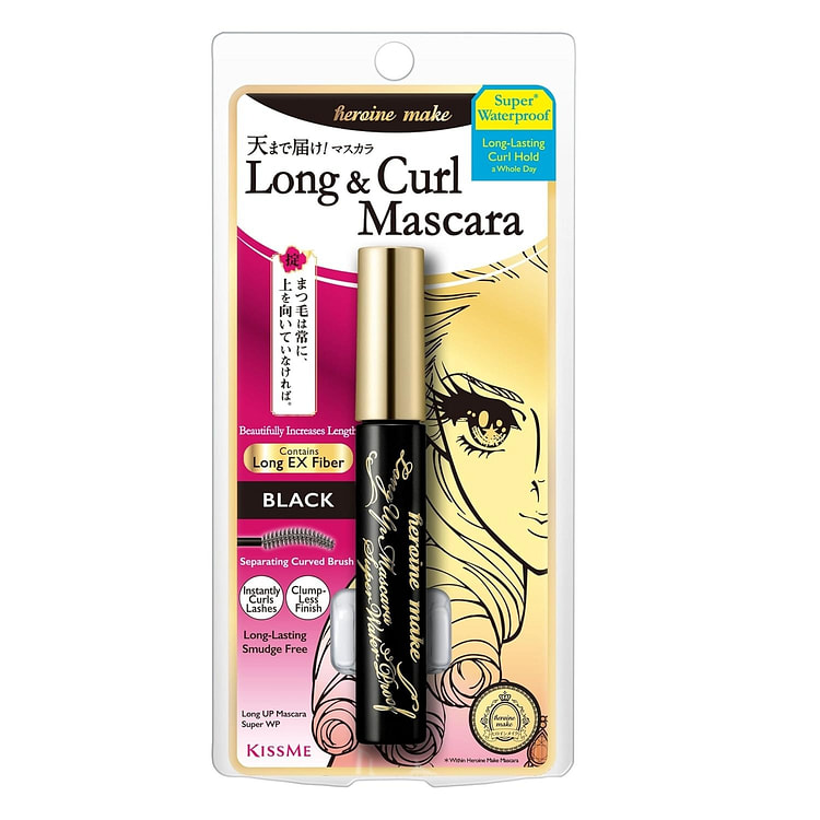 KISSME Waterproof Mascara Black 1 each