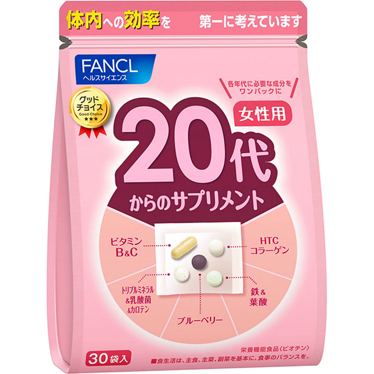 FANCL芳珂 20代女性复合维生素 30袋 1 份