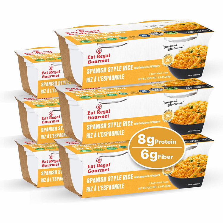 Eat Regal Spanish Style Rice Cups, Pack of 6 8.8 oz