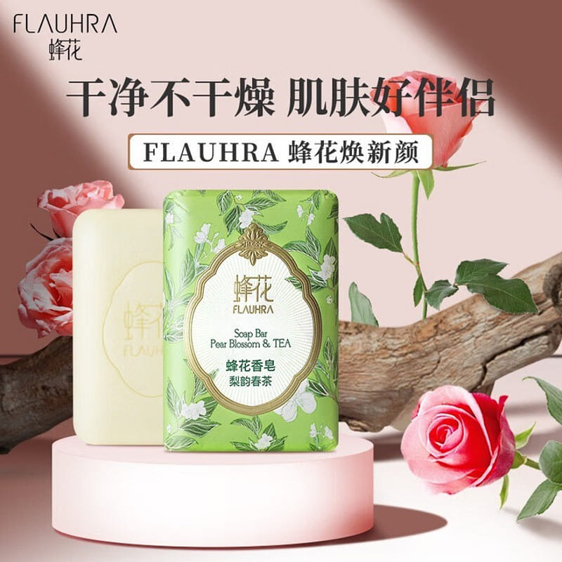 Essential Oil Scented Soap (Pear Melody Spring Tea 125 g