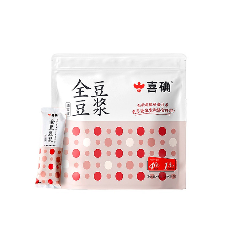 喜确 全豆纯豆浆粉原味432g*1袋