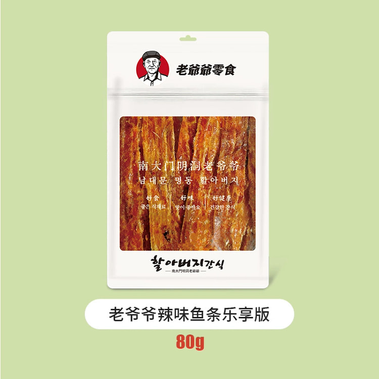 南大门明洞老爷爷辣味安康鱼条80g*1 80 克