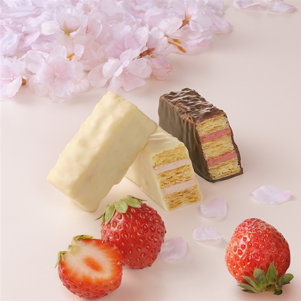 メリーチョコレート ミルフィーユ（さくら＆あまおう苺） 10個入 - Weee!
