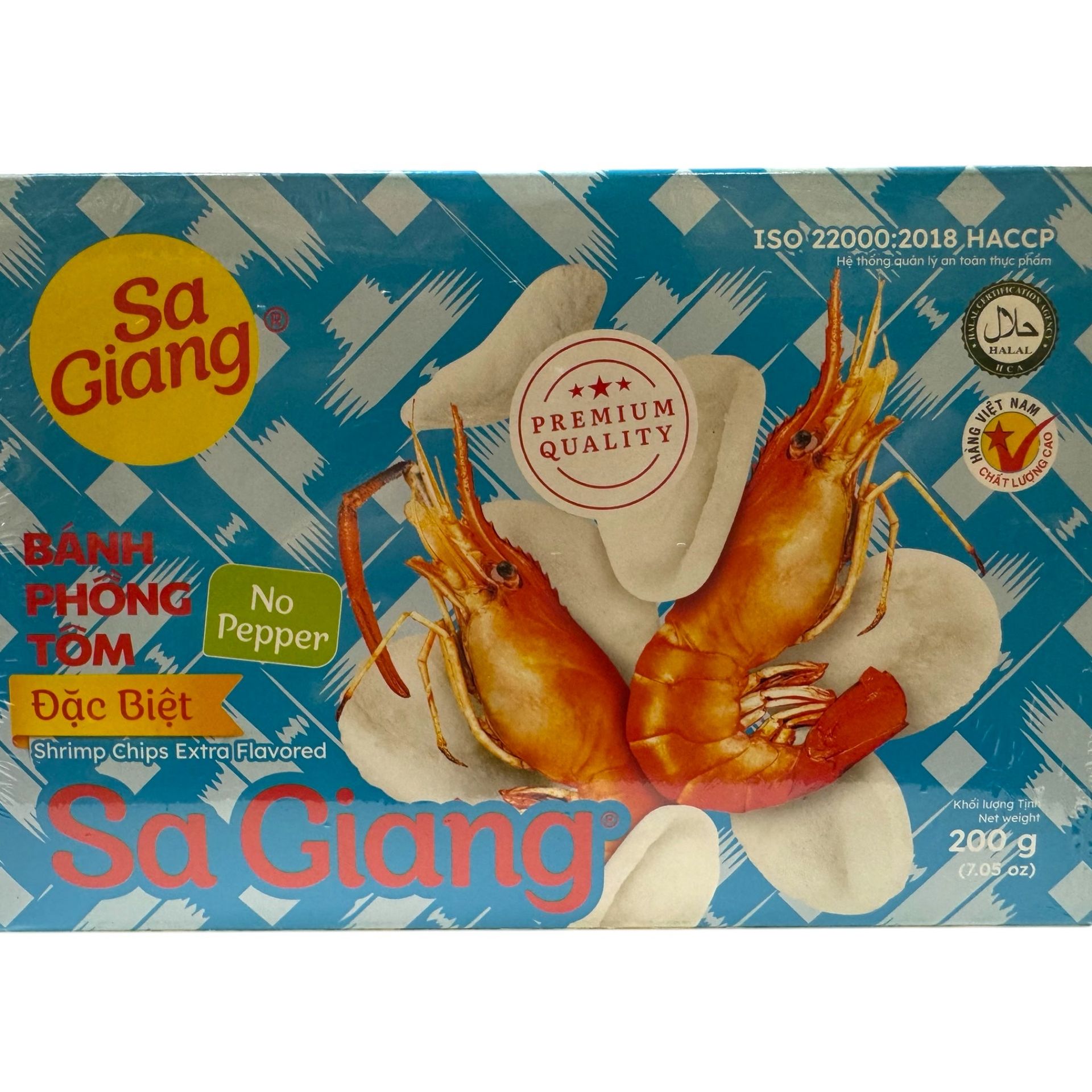 Sa Giang Shrimp Chips - No pepper 200 g
