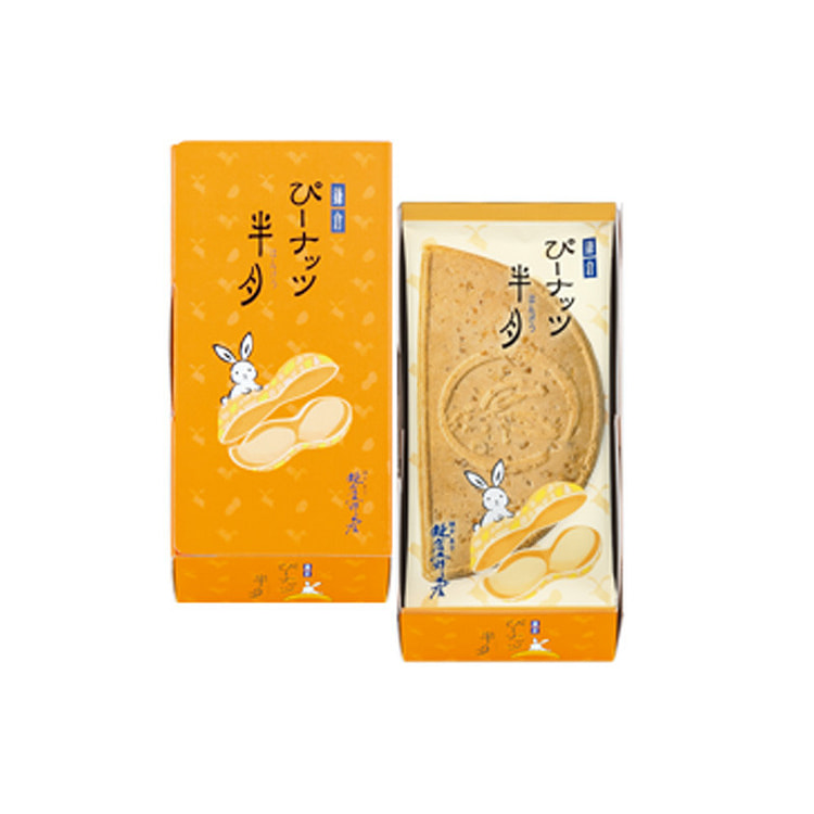 镰仓五郎花生半月夹心仙贝5枚装 5 包