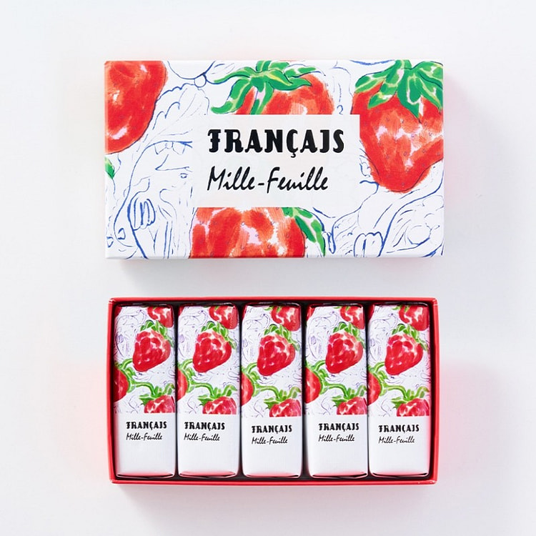 Francais Millefeuille Strawberry 5 pieces