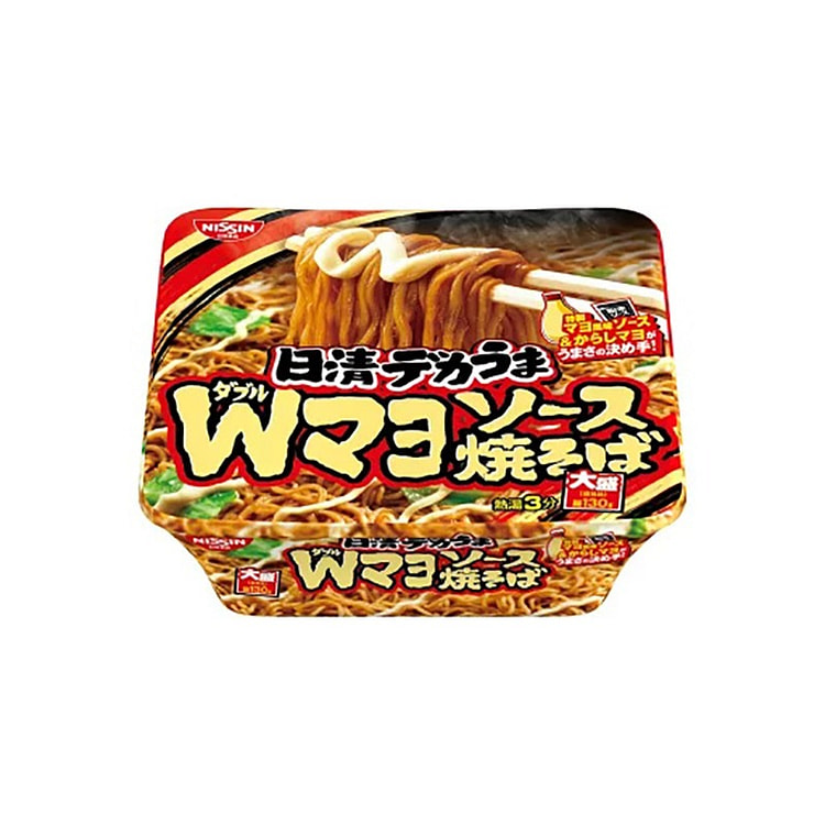 NISSIN Deka Uma Double Mayonnaise Fried Noodles 153g (130g)