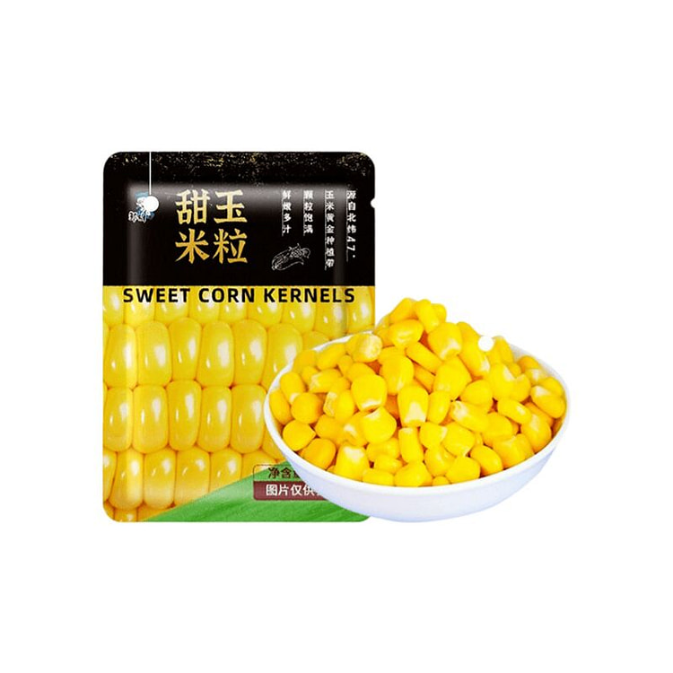 东北甜玉米粒开袋即食低脂水果脱皮玉米代餐80g*2 160 克