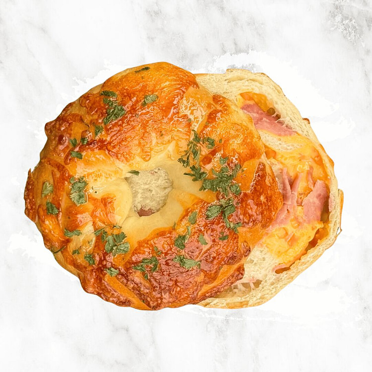 Ham & Cheese Bagel 3.5 oz