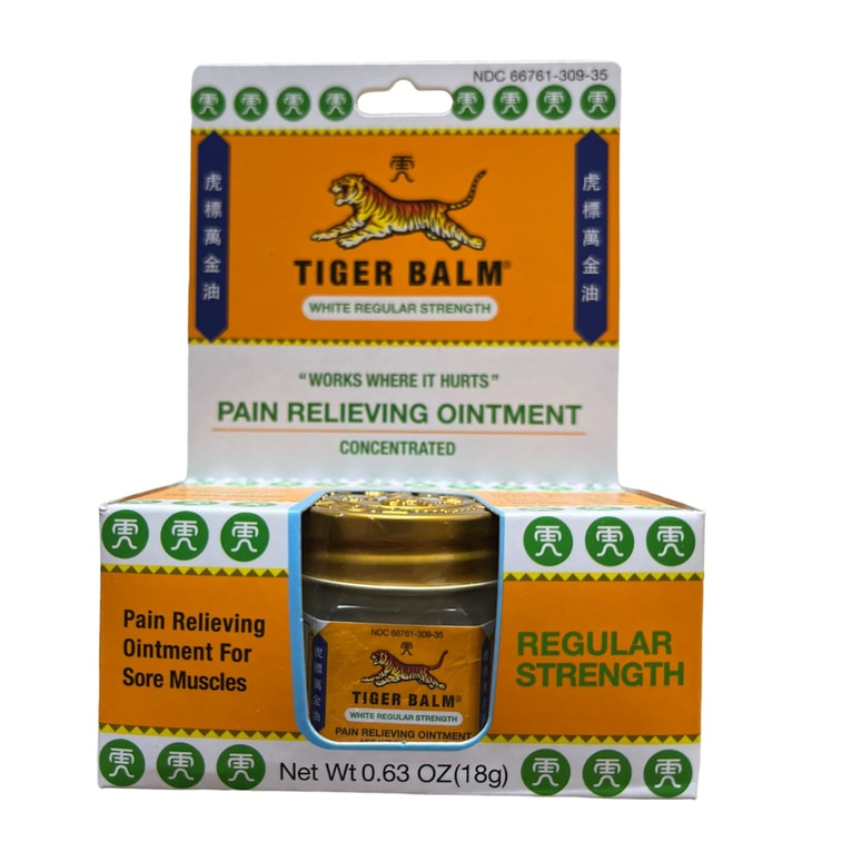 Get Tiger Balm Pain Relieving Ointment White 18g Delivered | Weee