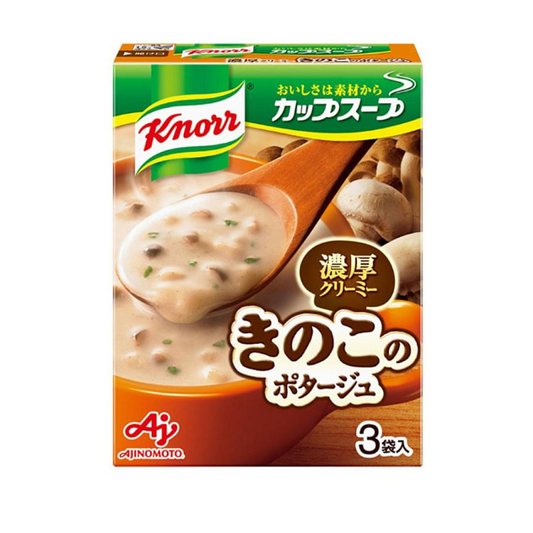 クノール カップスープ ミルク仕立てのきのこのポタージュ 3袋入