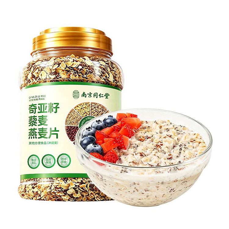 Tongrentang Chia Quinoa Oatmeal Instant Cereal 500 g
