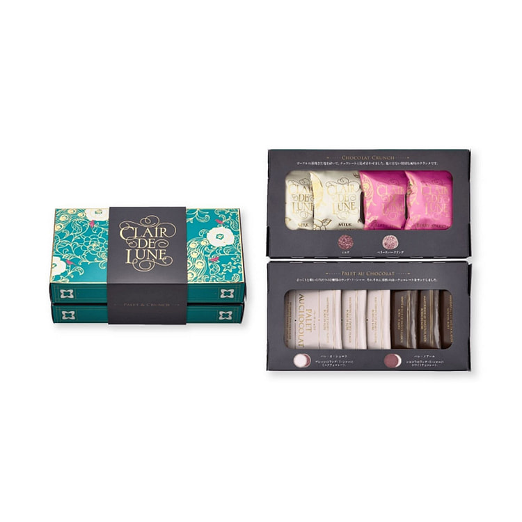 神户风月堂 巧克力薄饼&脆米组合 10枚 1 份