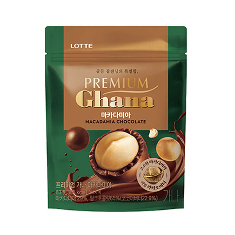 Lotte Premium Ghana Macadamia Chocolate 63g 1 個