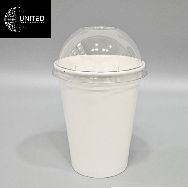 Disposable PET Plastic Lid 90mm – Dome 50 each