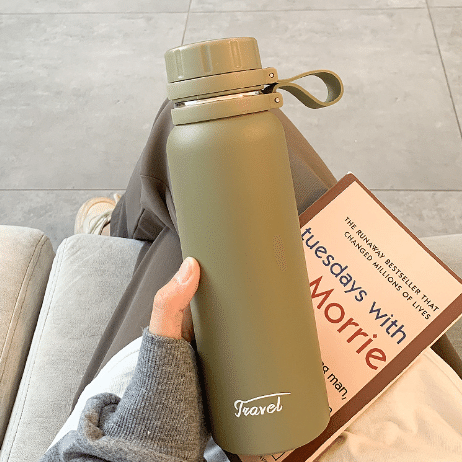 Premium Stainless Steel Coffee Thermos Bottle ( 23OZ/650ML)-Green 1 each