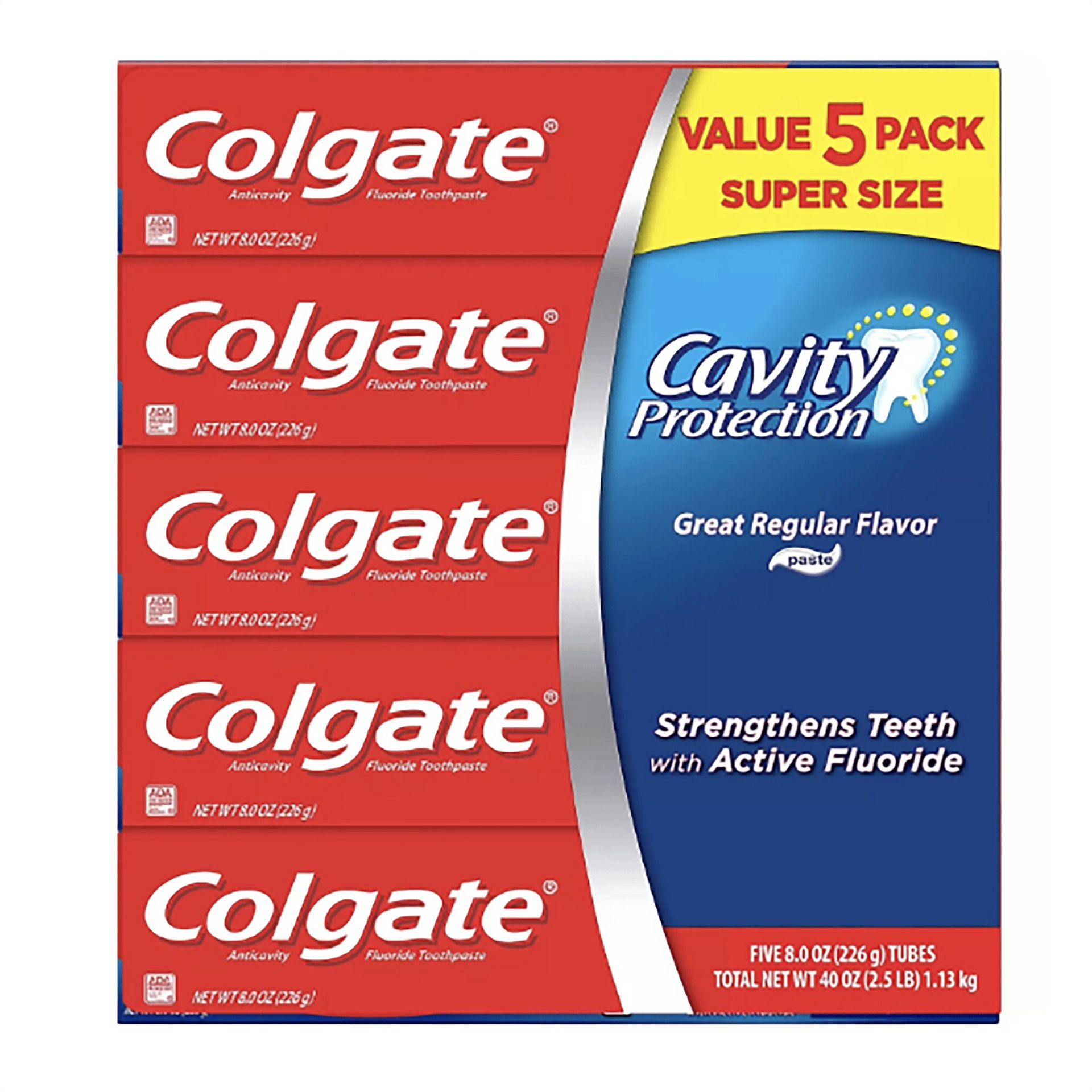 Get Colgate Cavity Protection Regular Toothpaste 226g 5 each Delivered ...