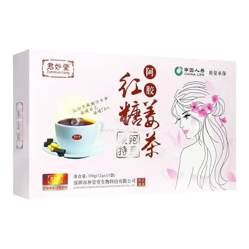 E jiao Brown Sugar Ginger Jujube Tea 12g*15 1 each