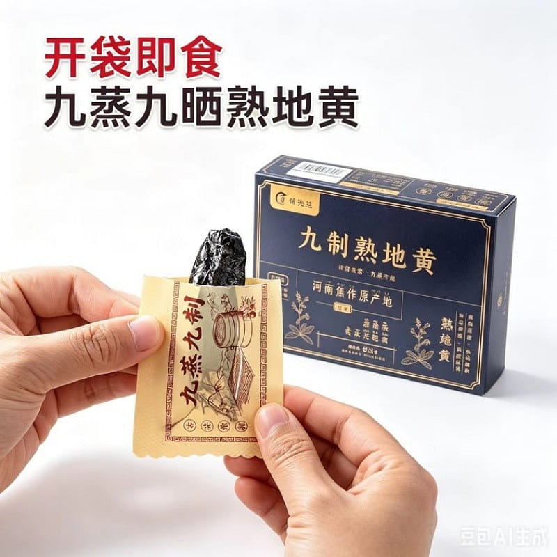 Nine imes Processed Rehmannia Root 230g 1 Box 230 g