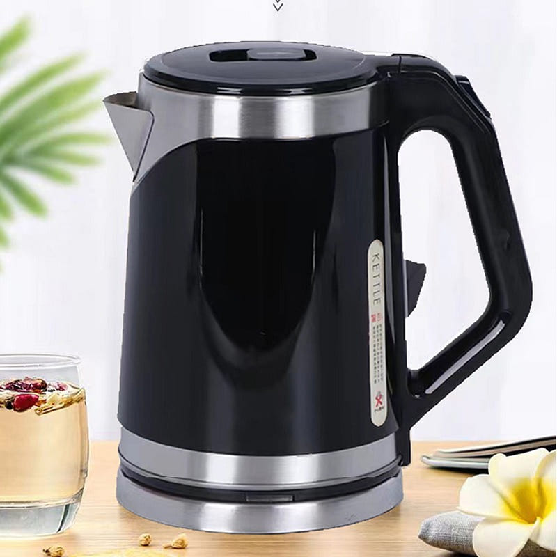 CY-628 2L 双层防烫家用大容量电热水壶 110V 黑色 1 份