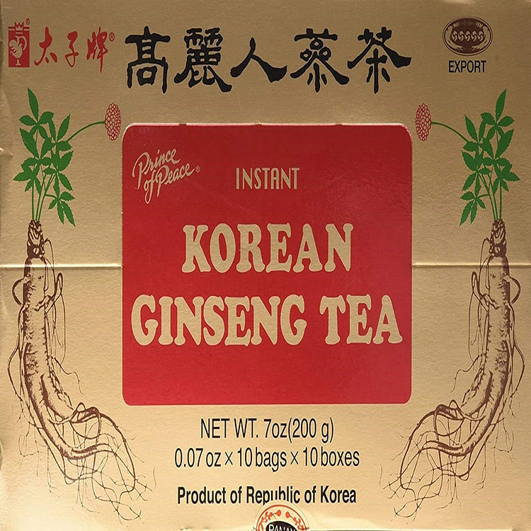 太子牌速溶韩国人参茶 100支红参茶 养生参茶包邮
