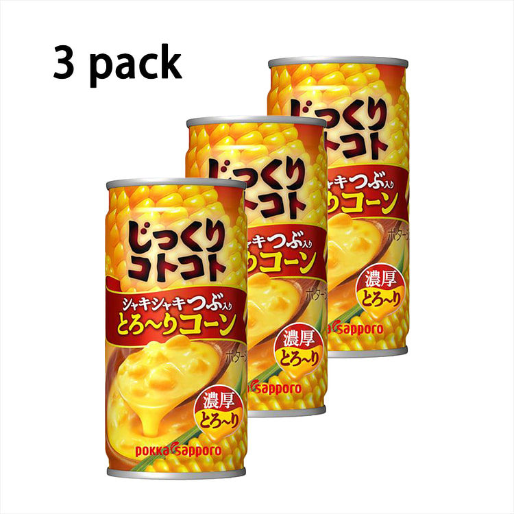 Pokka Sapporo Corn Soup Can (Pack of 3)