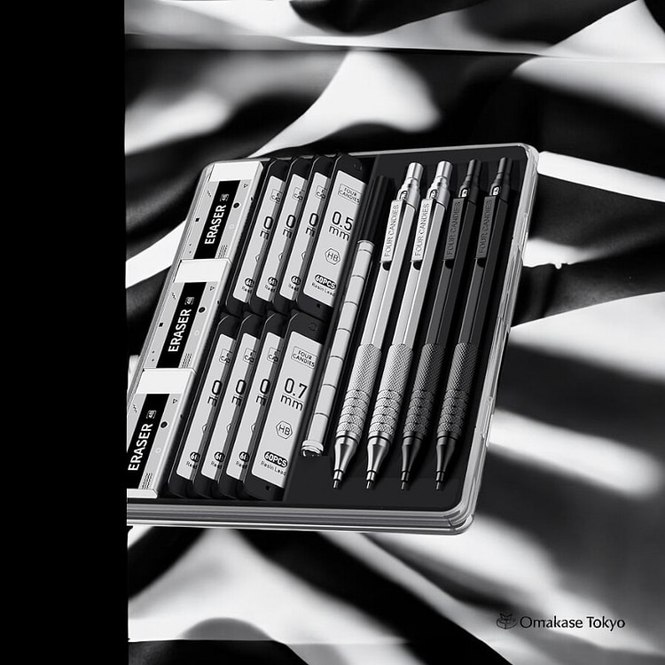 Four Candies 金属自动铅笔黑色套装 450 克