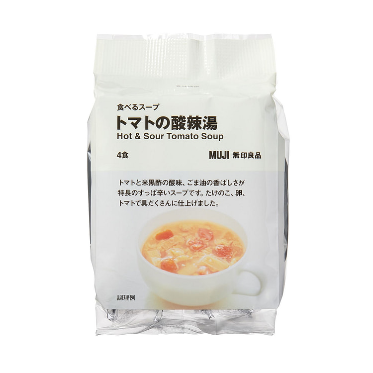 MUJI Tomato Hot and Sour Soup 4 Servings 1 each