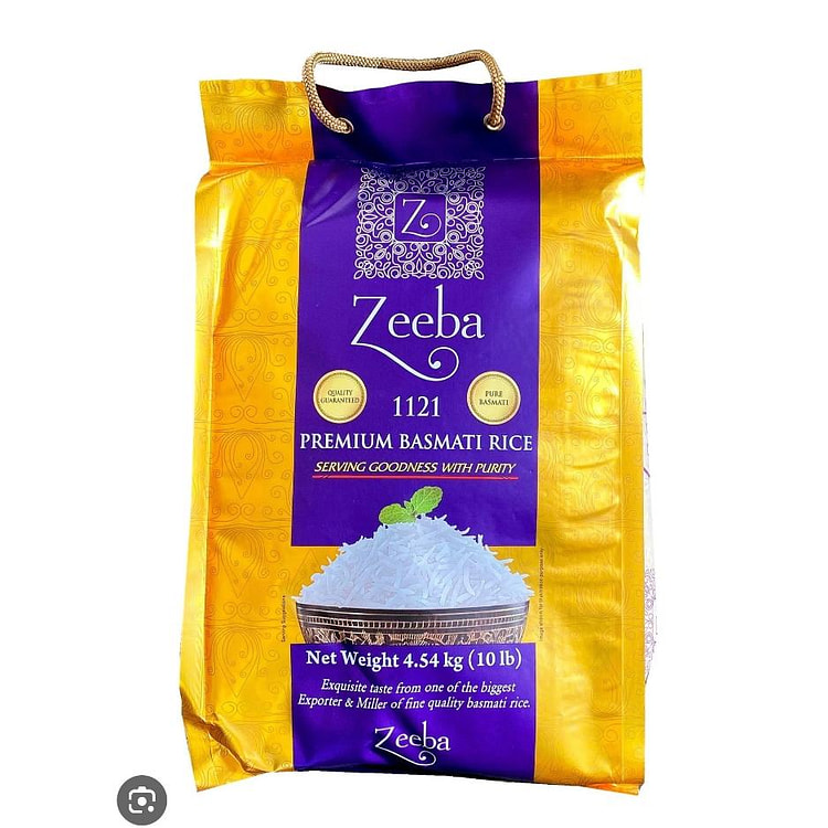 Zeeba Premium Basmati Rice 10 lb