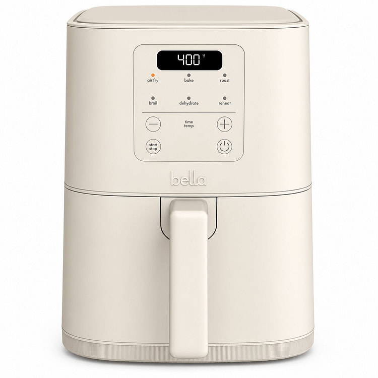 bella 4Qt Slim Air Fryer, Kitchenware 6 Preset Coo 200 pack
