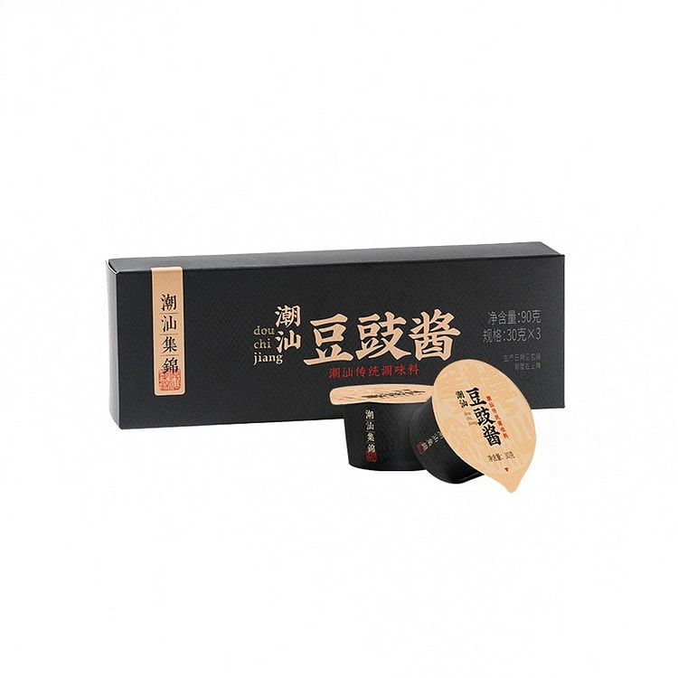 Fermented Black Bean Sauce, 30g*3 1 box