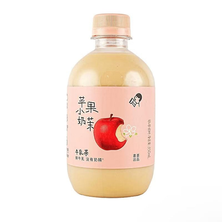 喜茶 苹果小奶茉牛乳茶 350 毫升