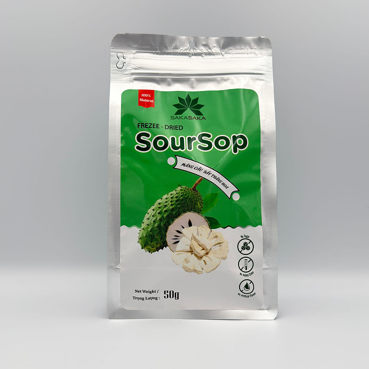 SakaSaka Freeze Dried Soursop Fruit 50 g
