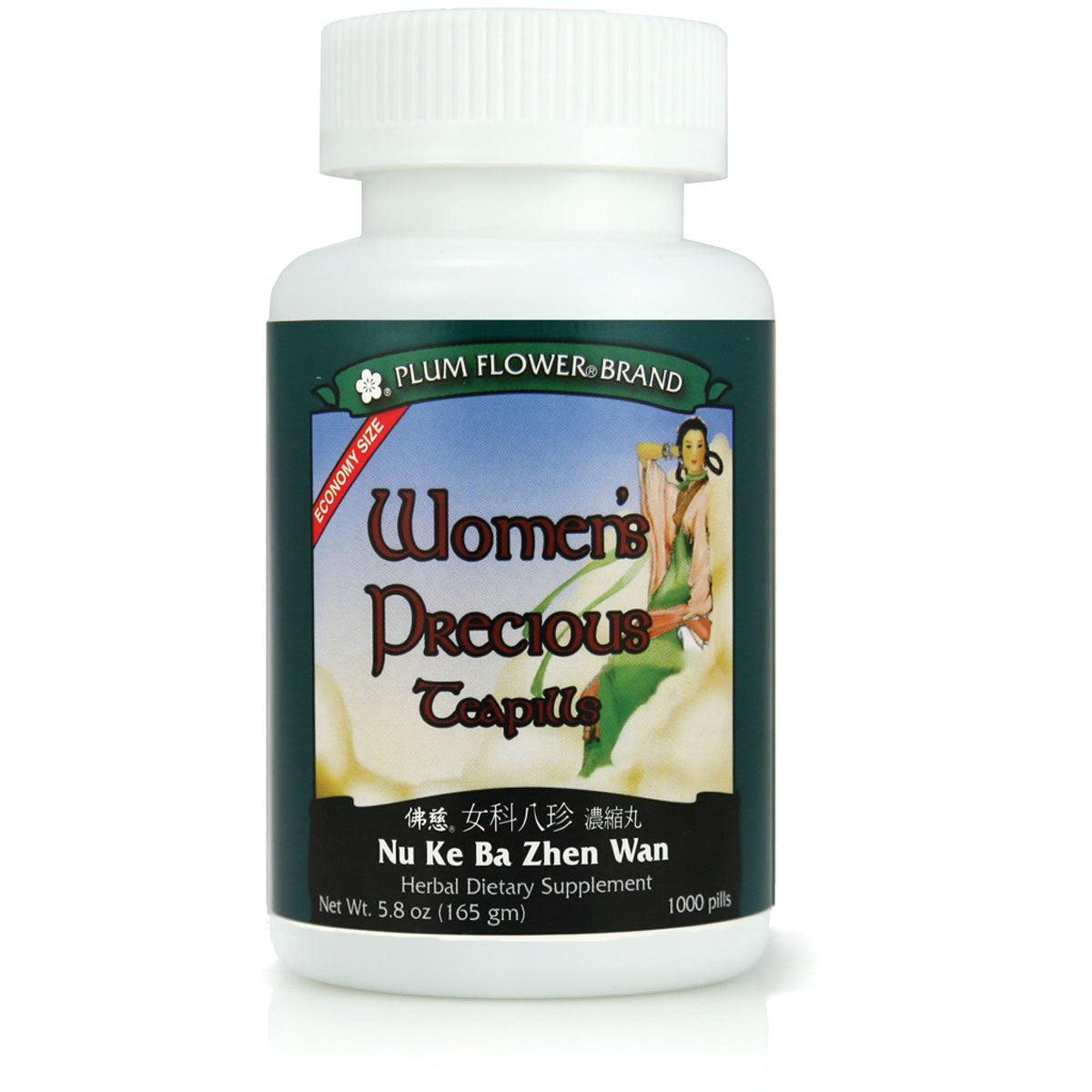 Women's Precious Teapills- economy size Nu Ke Ba Zhen Wan 1 each