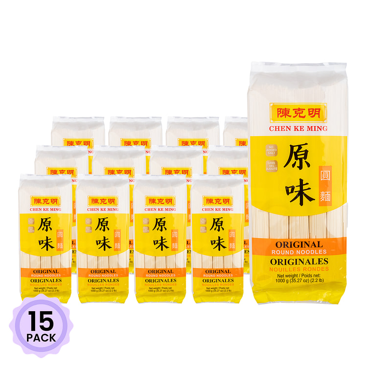 陈克明 原味挂面 圆面 1000 克*15 包