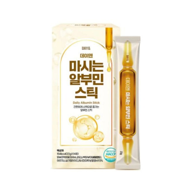 Cham & Deul Day & 饮用白蛋白棒 20 克