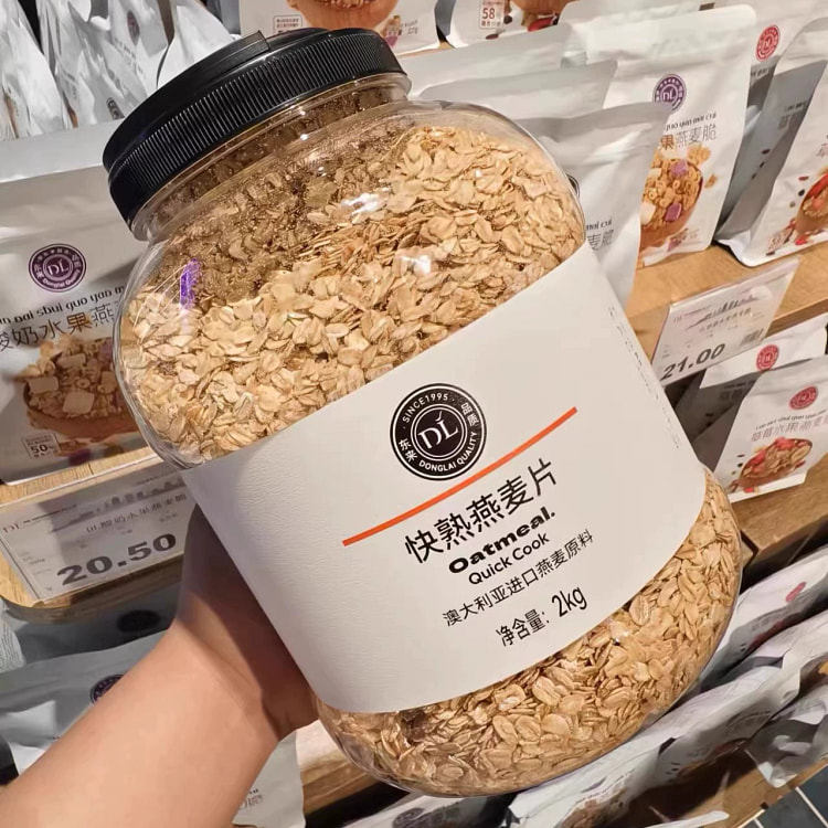 快熟燕麦片2kg*桶